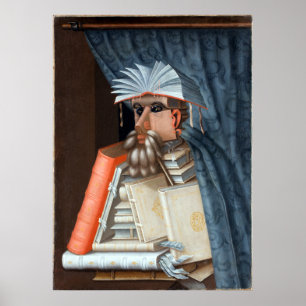 Giuseppe Arcimboldo der Bibliothekar Poster