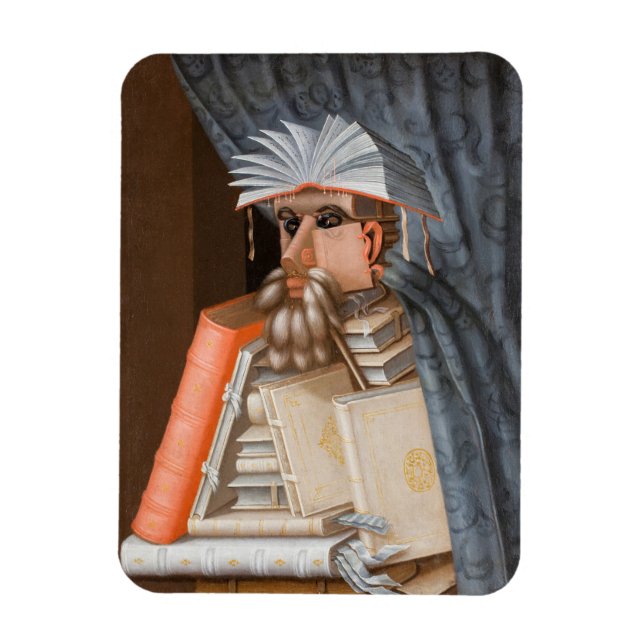 Giuseppe Arcimboldo - Die Bibliothekare Magnet (Vertikal)