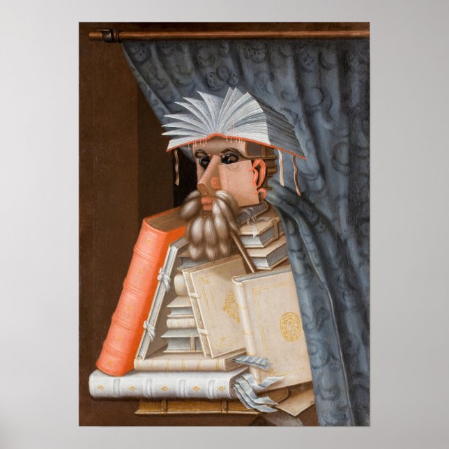 Giuseppe Arcimboldo - Die Bibliothekare Poster (Vorne)