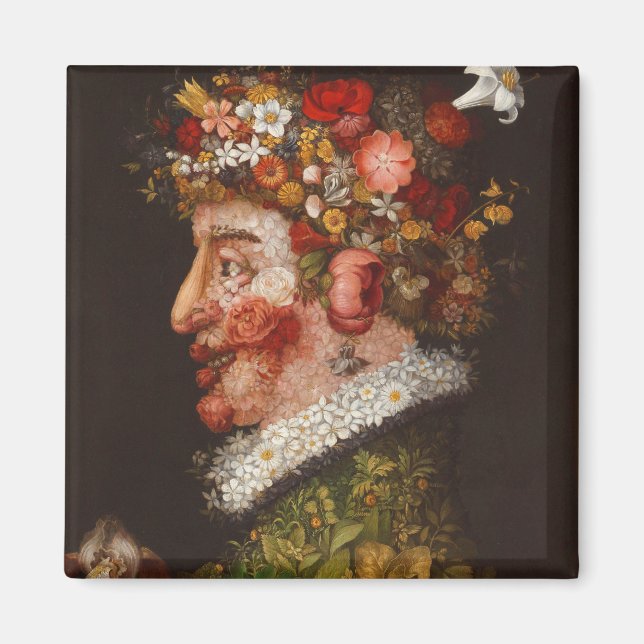 Giuseppe Arcimboldo - La Primavera Magnet (Vorne)