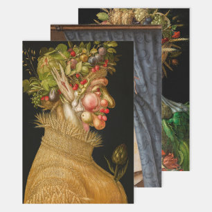 Giuseppe Arcimboldo - Meisterwerke Auswahl Geschenkpapier Set