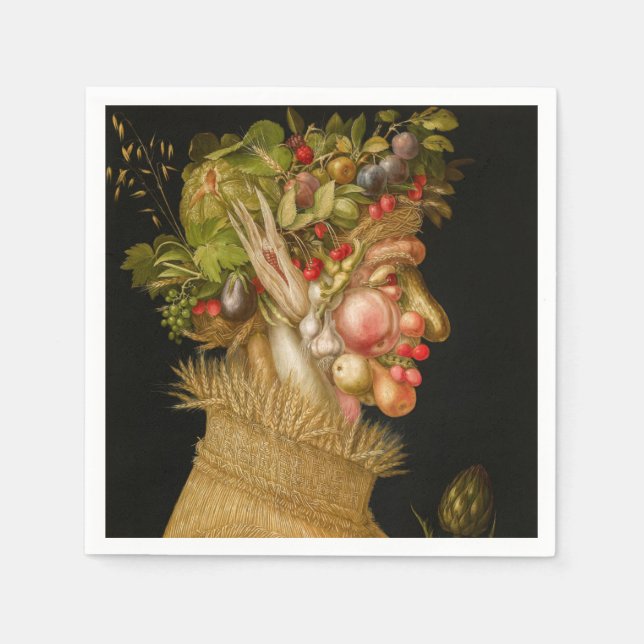 Giuseppe Arcimboldo - Summer Serviette (Vorderseite)