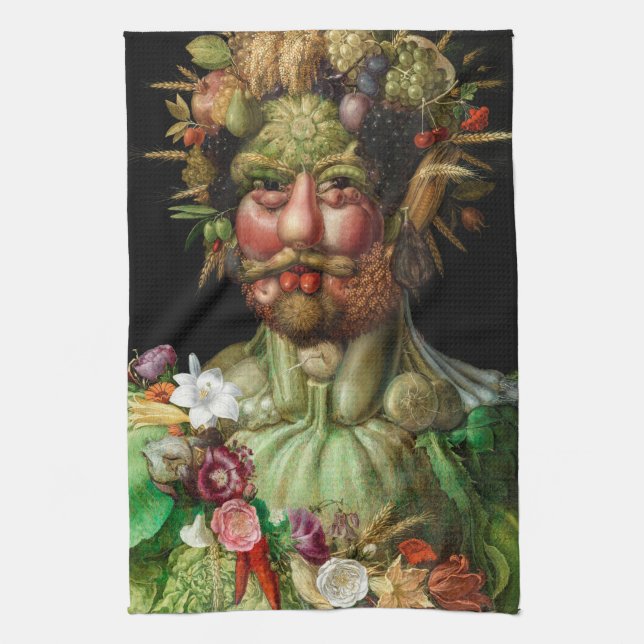 Giuseppe Arcimboldo - Vertumnus Geschirrtuch (Vertikal)