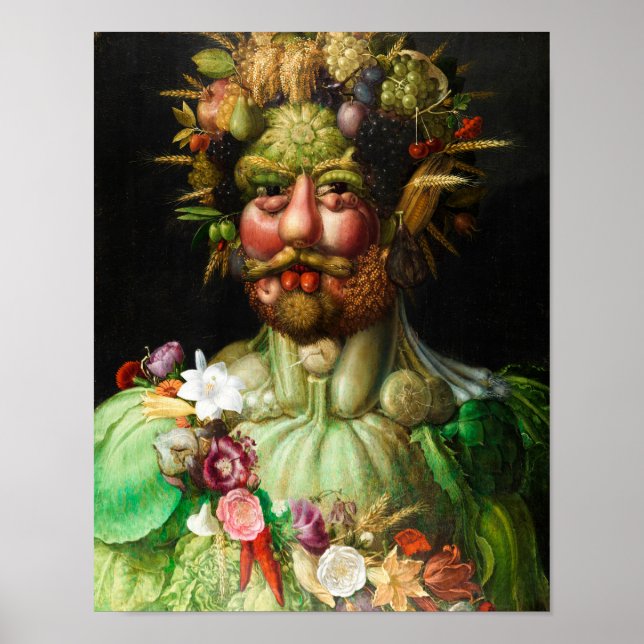 Giuseppe Arcimboldo: Vertumnus Poster (Vorne)