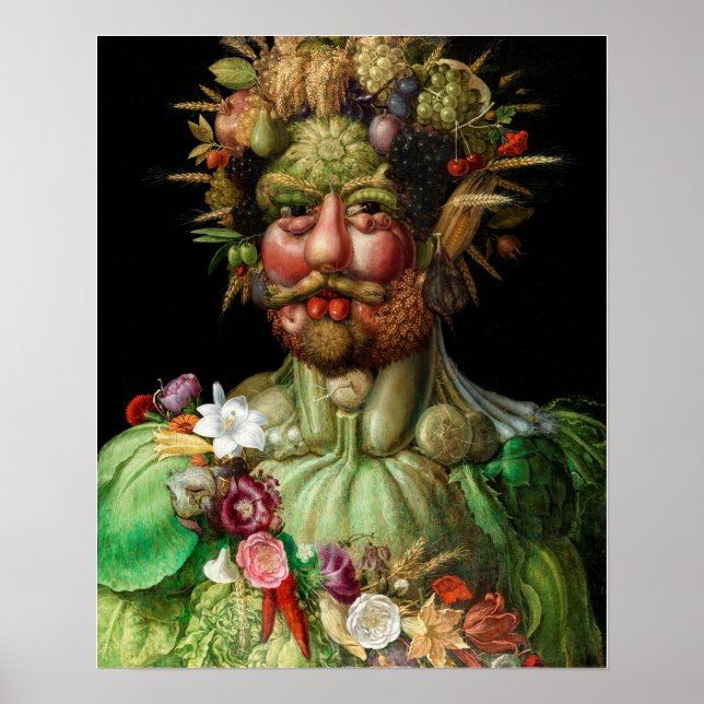 Giuseppe Arcimboldo - Vertumnus Poster (Vorne)