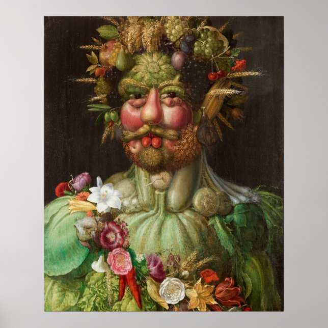 Giuseppe Arcimboldo - Vertumnus Poster (Vorne)