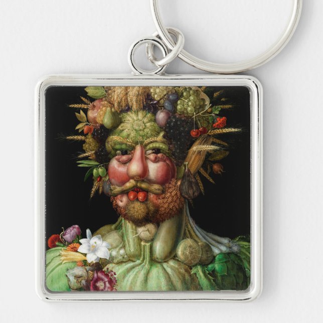 Giuseppe Arcimboldo - Vertumnus Schlüsselanhänger (Vorne)