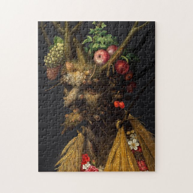 Giuseppe Arcimboldo - Vier Jahreszeiten in einem K (Vertikal)