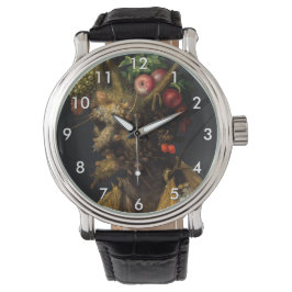 Giuseppe Arcimboldo - Vier Jahreszeiten in einem K Armbanduhr