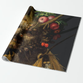 Giuseppe Arcimboldo - Vier Jahreszeiten in einem K Geschenkpapier