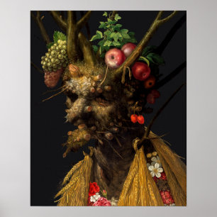 Giuseppe Arcimboldo - Vier Jahreszeiten in einem K Poster
