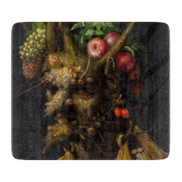 Giuseppe Arcimboldo - Vier Jahreszeiten in einem K Schneidebrett