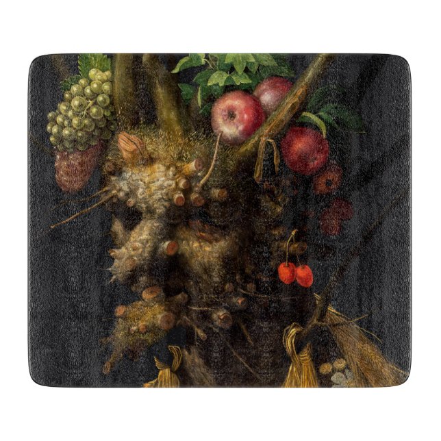 Giuseppe Arcimboldo - Vier Jahreszeiten in einem K Schneidebrett (Vorderseite)