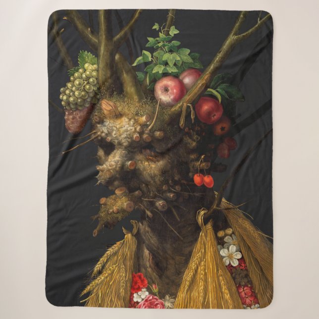 Giuseppe Arcimboldo - Vier Jahreszeiten in einem K Sherpadecke (Vorderseite)