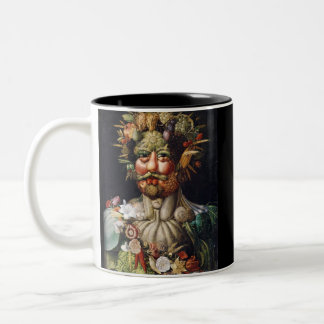 Giuseppe Arcimboldogemüsemann (Vertumnus) Zweifarbige Tasse