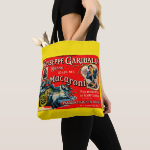 Giuseppe Garibaldi Makaroni-Etikett der 1920er Jah Tasche