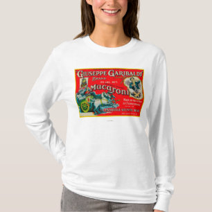 Giuseppe Garibaldi-Makkaroni-Aufkleber T-Shirt