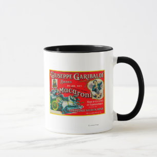 Giuseppe Garibaldi-Makkaroni-Aufkleber Tasse