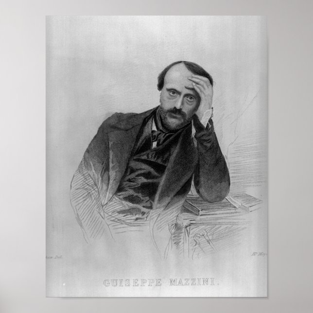 Giuseppe Mazzini Poster (Vorne)