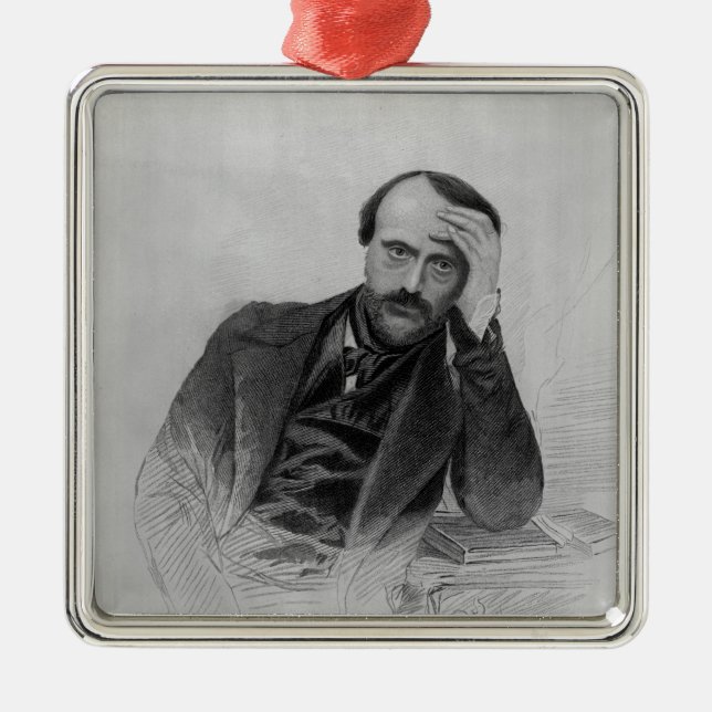 Giuseppe Mazzini Silbernes Ornament (Vorne)