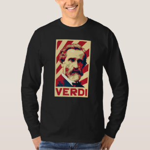 Giuseppe Verdi Composer für klassische Musik Retro T-Shirt