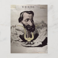 Giuseppe Verdi , Karikatur, 1860er