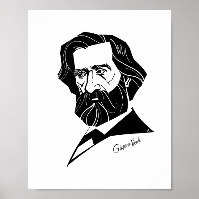 Giuseppe Verdi Poster (Vorne)