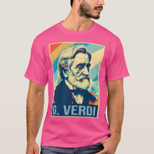 Giuseppe Verdi Poster Italienische Oper T-Shirt