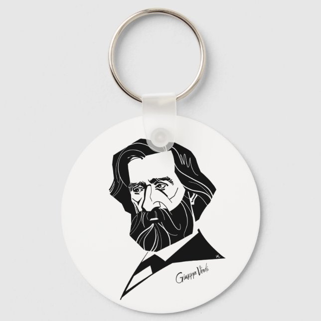 Giuseppe Verdi Schlüsselanhänger (Vorderseite)
