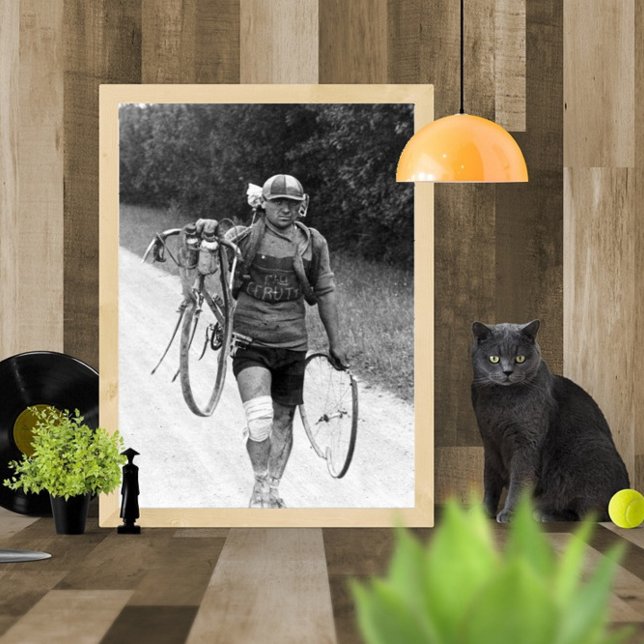 Giusto Cerutti Tour de France 1928 nach dem Wrack Poster (Von Creator hochgeladen)