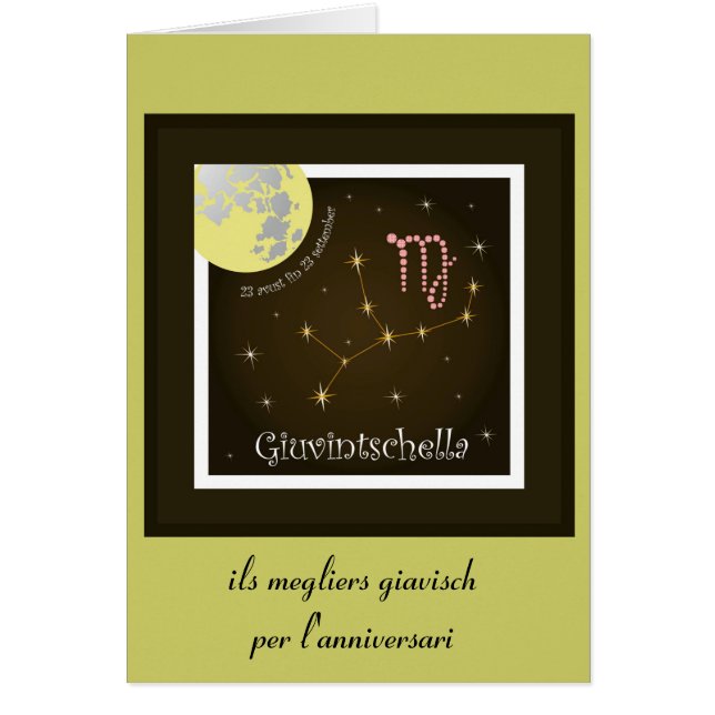 Giuvintschella 23 avust fin 23 settember Karte (Vorne)