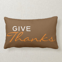 "Give Danke" Erntedank/Fall-Throw-Kissen
