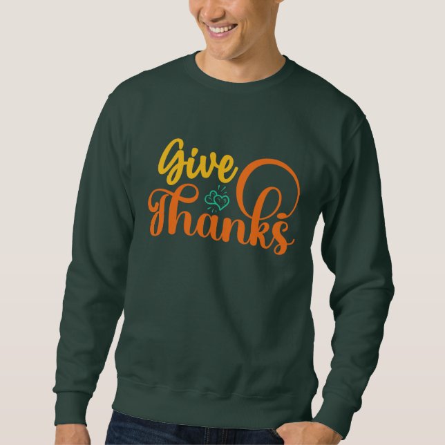 GIVE DANKS ERNTEDANK SWEATSHIRT (Vorderseite)