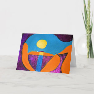 GIVE in abstract word art Karte