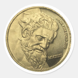 Give Me the Gold Runder Aufkleber