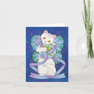 Give Peace hat Chance Notecard Moussart Karte