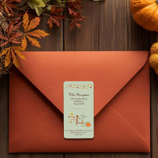 Give Thanks Bibel Adressaufkleber