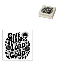 Give Thanks - Christian Gummistempel