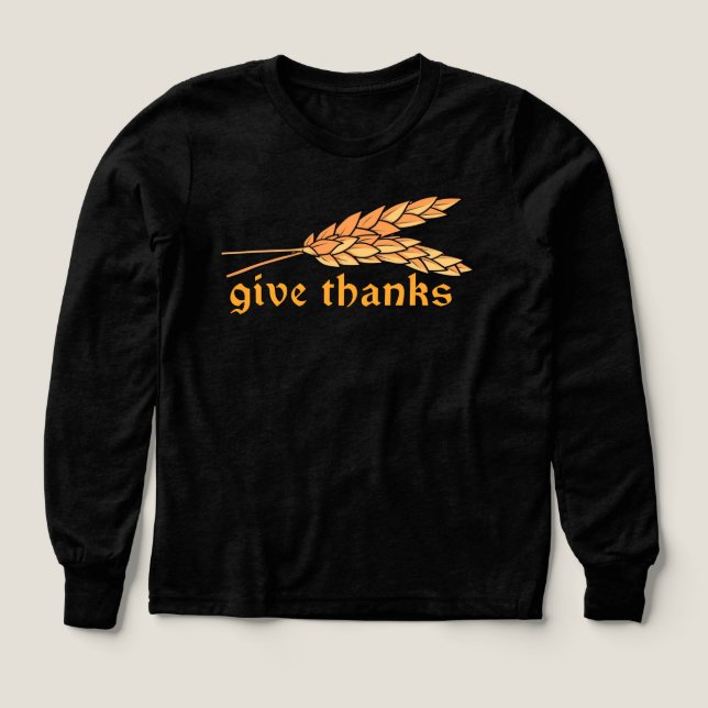 Give thanks wheat stalks  (Motif recto)