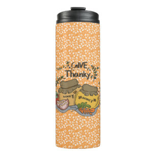 "Give Thanky" Türkei und Ernte Thermosbecher