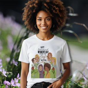 Give to Gain Die Zukunft ist weiblich IWD Tri-Blend Shirt