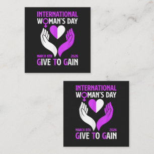 Give to Gain Frohen Tag der Frauen