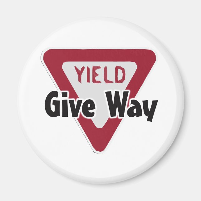 GIve Way Magnet (Vorne)