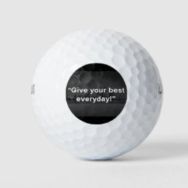Give Your Best Everyday Golfball