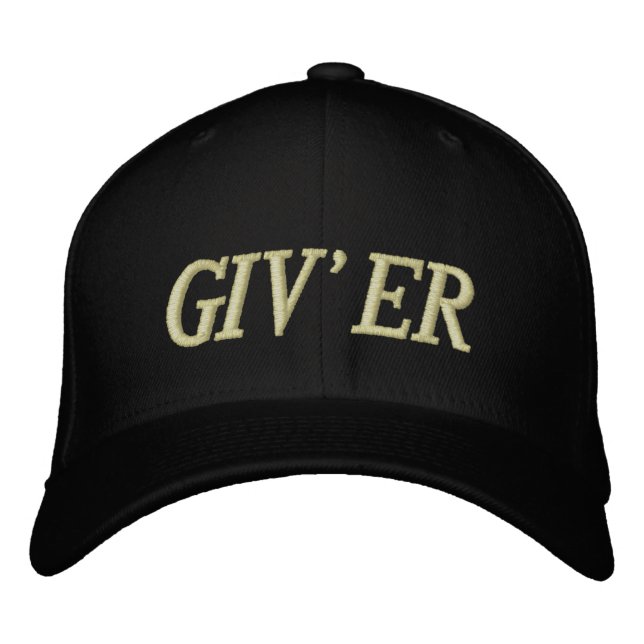 GIV'ER HAT BESTICKTE BASEBALLKAPPE (Vorderseite)