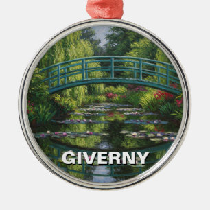 Giverny France Travel Ornament Aus Metall