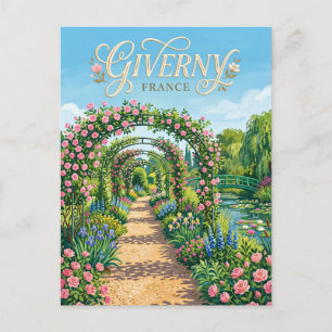 Giverny Frankreich Postkarte