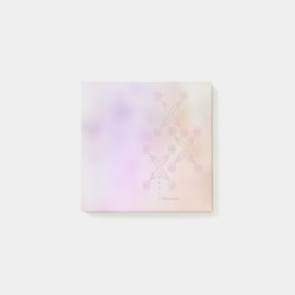 Giving flowers(pattern) post-it klebezettel