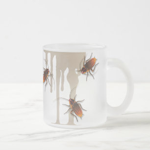 Givré Bugzeez_Icky Sticky Roaches gouttant tasse de verr