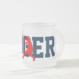 Givré Cadeau fait sur commande de tasse de joueur de